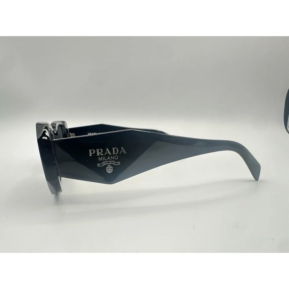 Prada Black Rectangular Sunglasses – Stylish Designer Shades